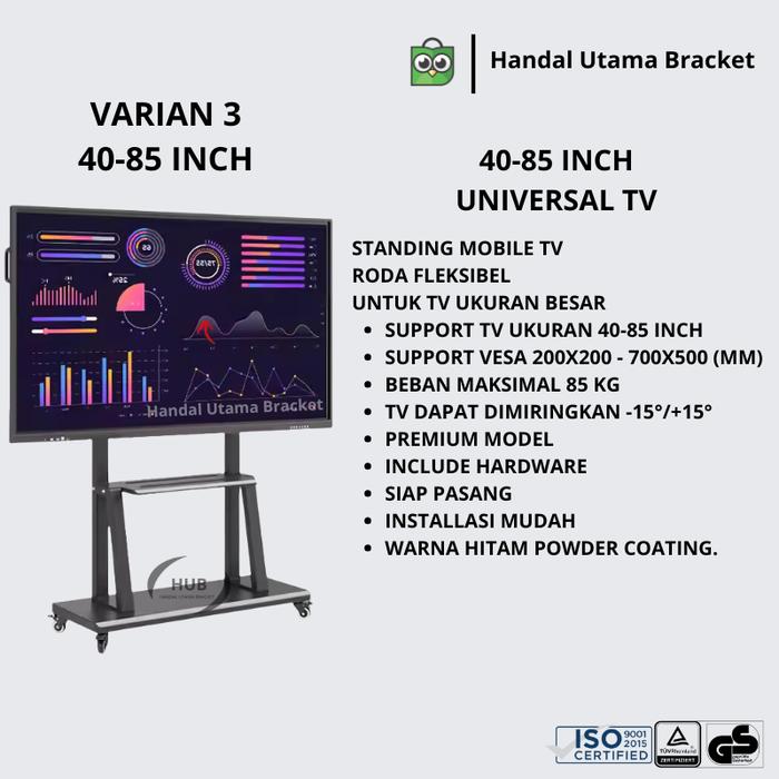 Jual STAND TV BRACKET STANDING TV BRACKET STAND TV LED LCD 32 40 43 50 ...