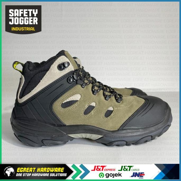Gambar Sepatu Safety Jogger XPLORE Safety Shoes Jogger COMPOSITE BESTSALE - Cokelat Muda, 39 dari Marhabantokoo undefined Tokopedia