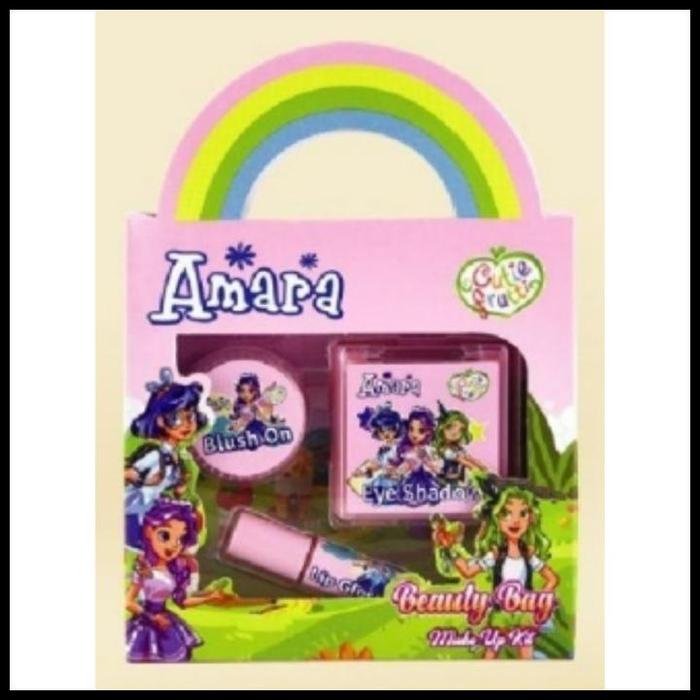 Gambar Amara Make Up Kit Beauty Bag Kosmetik Aman Anak Bpom Original Best Seller - Merah Muda dari Toko Iwung undefined Tokopedia