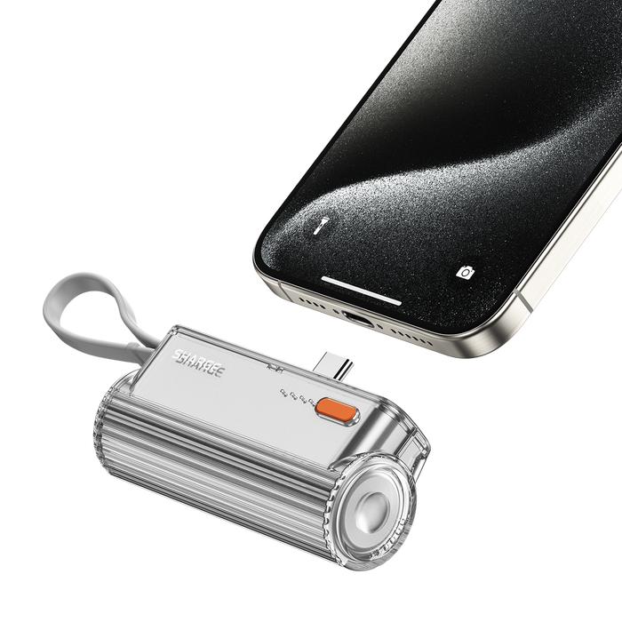 Gambar Sharge Flow Mini PD USB-C 5000mAh Power Bank Handphone Notebook Laptop - Silver dari Sharge Indonesia undefined Tokopedia