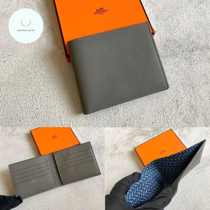 Gambar Hermes Citizen Wallet All Cards & Money Slot in Alezan / Jaune Milton & Gris Meyer - Alezan dari Brandluxid undefined 4 Tokopedia