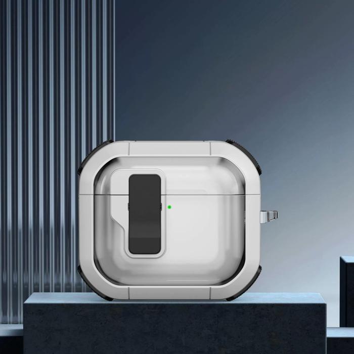 Gambar Case AirPods 4 Getgard Trend with Lock Shockproof Casing - White dari GET-WID undefined Tokopedia