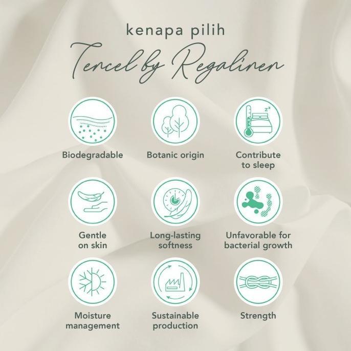 Gambar GRPL. Bedcover Single Tencel Lyocell REGALINEN Bedding Cellulose Fiber dari Groairp lamajaa64 undefined Tokopedia