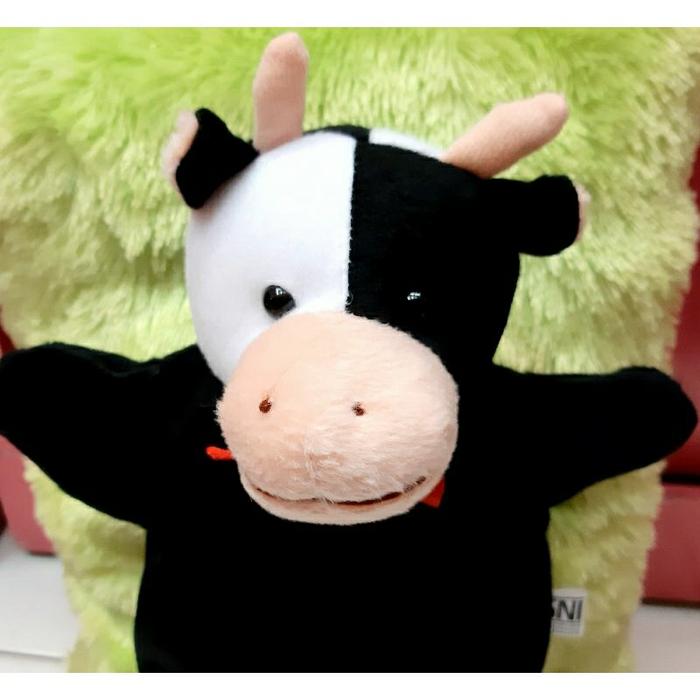 Gambar TokoYiba Boneka Tangan Karakter Hewan SNI / Hand Puppet Mainan Edukasi / Mainan Anak Boneka Dongeng - Sapi dari TokoYiba undefined Tokopedia