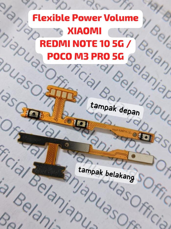 Gambar Flexible Fleksibel Power On Off Volume REDMI NOTE 10 5G / POCO M3 PRO dari BELANJAPUASOFFICIAL1 undefined Tokopedia