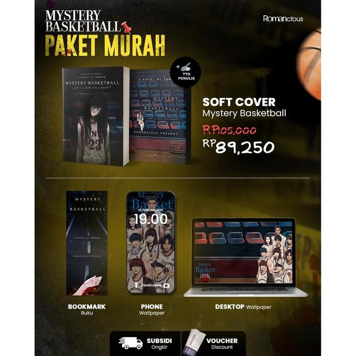 Gambar Buku Novel Mystery Basketball - Tarisa - Romancious - Bumifiksi - - PAKET MURAH, softcover dari Bumi Fiksi Makassar undefined Tokopedia