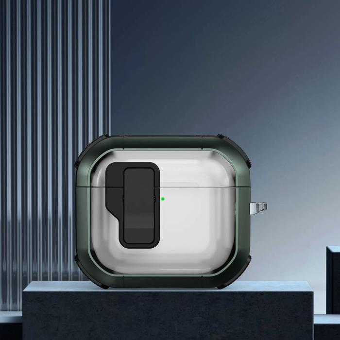 Gambar Case AirPods 4 Getgard Trend with Lock Shockproof Casing - Green dari GET-WID undefined Tokopedia