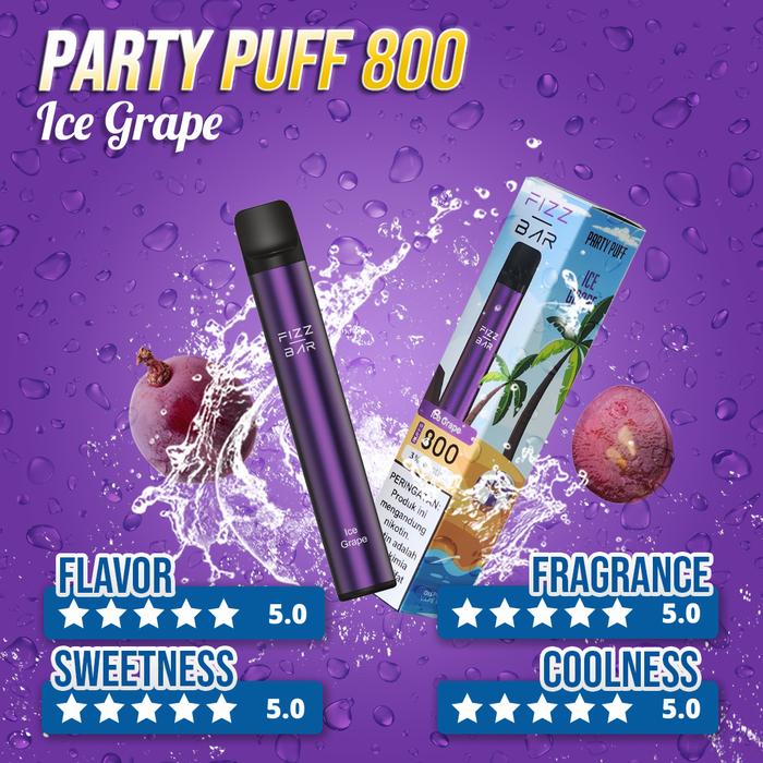Gambar FIZZ BAR Disposable Vape 800 Puffs - Fruity Series - Ice Grape dari Swiffy Jakarta Kota undefined Tokopedia