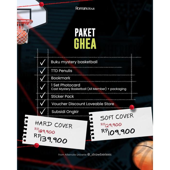 Gambar Buku Novel - Mystery Basketball - Tarisa - Romancious - Bumifiksi - Ghea Hc dari bumifiksijakarta undefined Tokopedia