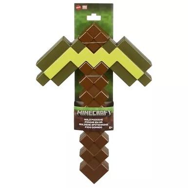 Gambar Minecraft role play battle toy with pixelated design gold pickaxe and netherite sword original - Pickaxe dari Odetteshops undefined Tokopedia