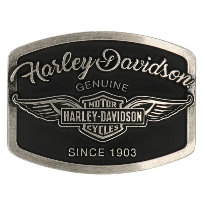 Jual HARLEY-DAVIDSON WOMEN'S H-D B&S WINGS BELT BUCKLE POLISHED