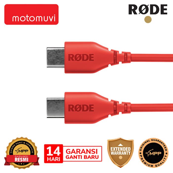 Gambar Rode SC22 USB-C to USB-C Cable (30cm) Mikrofon - Merah dari Motomuvi undefined Tokopedia