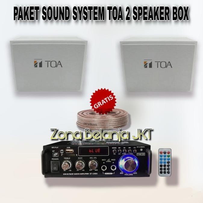 Gambar PAKET SOUND SYSTEM TOA INDOOR OUTDOOR 2 SPEAKER MINI 1 - PAKET A dari IRMA S0UND undefined Tokopedia