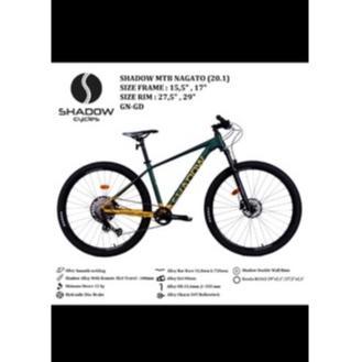 Gambar [NEW] SEPEDA GUNUNG MTB SHADOW NAGATO (20.1) / MV.BIKE - Red-Black dari Puspita Karya Abadi undefined 4 Tokopedia