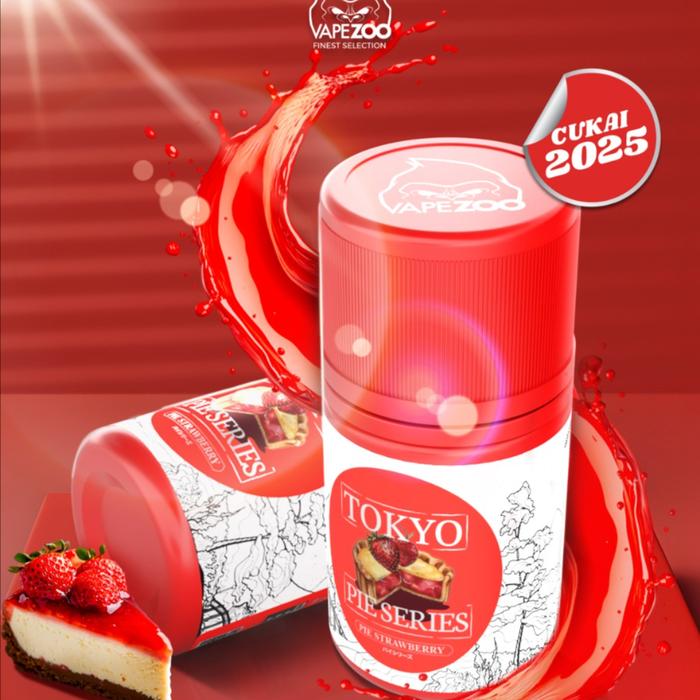 Gambar Tokyo Pie Series - Strawberry 3mg dan 6mg 60ml - 3mg Cukai 2025 dari Zoomer Store_NEW undefined 5 Tokopedia