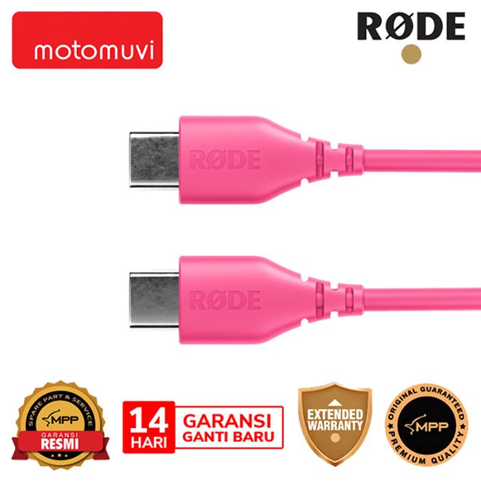 Gambar Rode SC22 USB-C to USB-C Cable (30cm) Mikrofon - Merah Muda dari Motomuvi undefined Tokopedia
