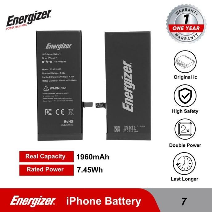 Gambar Ready Batre Baterai Battery Energizer - Iphone 7 / 7 Plus Original - IPHONE 7 dari mutiarashop1818 undefined Tokopedia