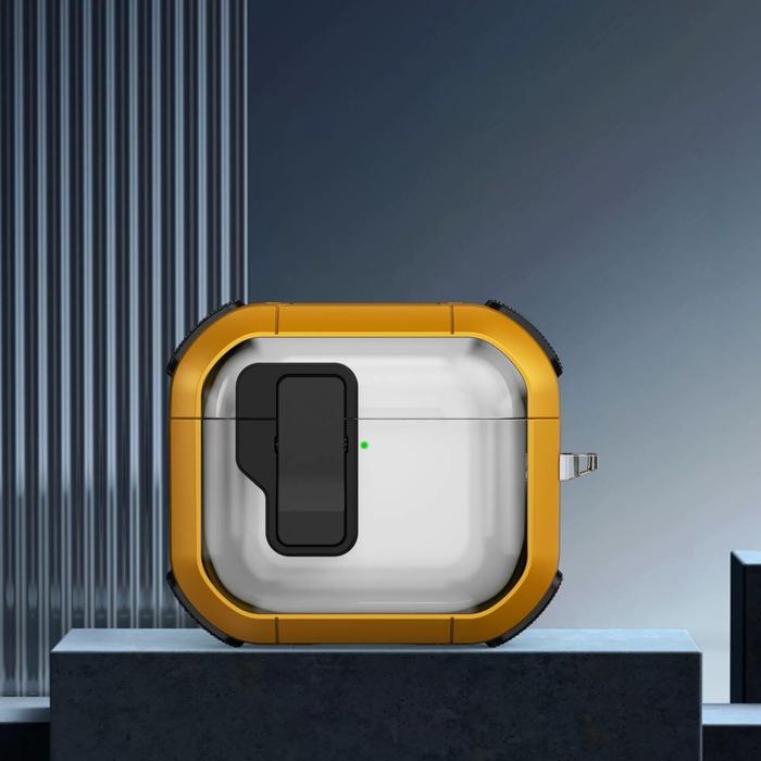 Gambar Case AirPods 4 Getgard Trend with Lock Shockproof Casing - Yellow dari GET-WID undefined Tokopedia