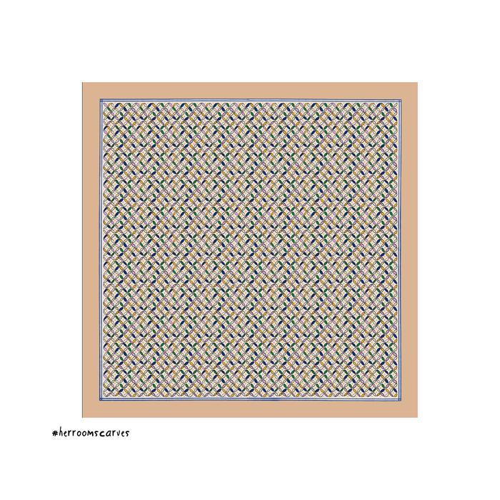 Gambar herroom Scarf KAWUNG SOLO 2025 - Wungu dari herroom.id undefined Tokopedia