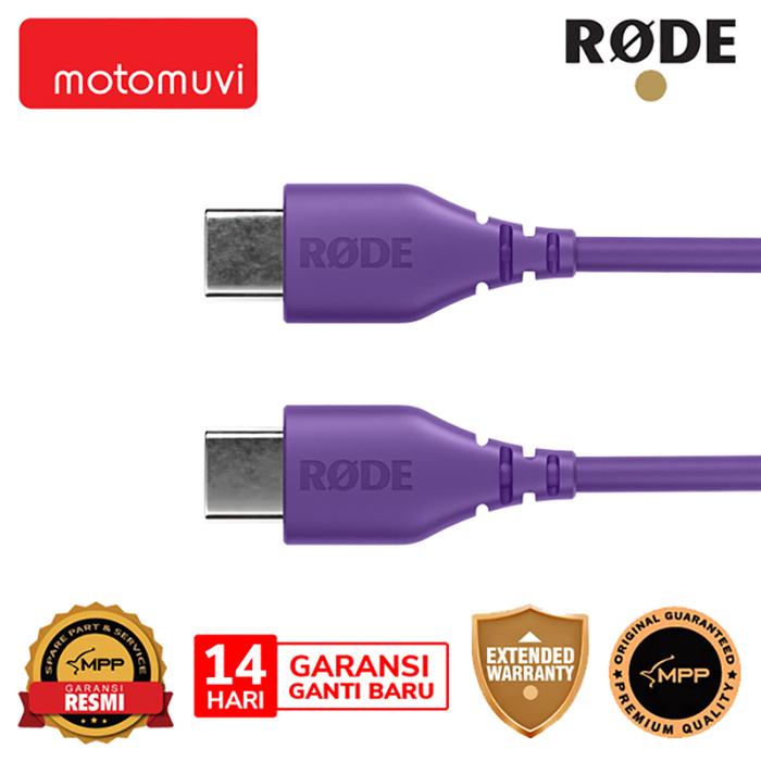Gambar Rode SC22 USB-C to USB-C Cable (30cm) Mikrofon - Ungu dari Motomuvi undefined Tokopedia
