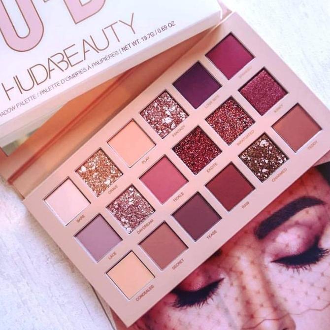 Gambar Huda Beauty Eyeshadow Palette ( Empowered / Naughty Nude / Nude / Pretty Grunge / Rose Quartz ) - Nude dari Gudang vitamin usa undefined Tokopedia
