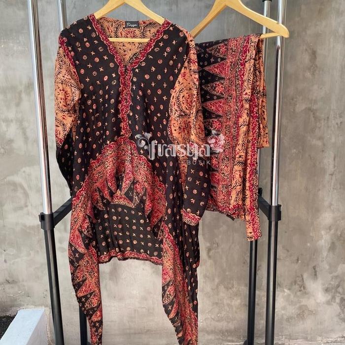 Gambar [NEW] FRASYA BUTIK | EXCLUSIVE SERIES KEBAYA OUTER LACE RENDA KAFTAN BATIK VISCOSE - Kode 29 dari Satya Bahagia Indonesia undefined 4 Tokopedia