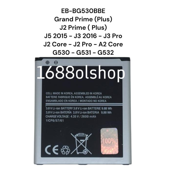 Batre Samsung Samsung J2 Battery 5000mah Price Baterai Double