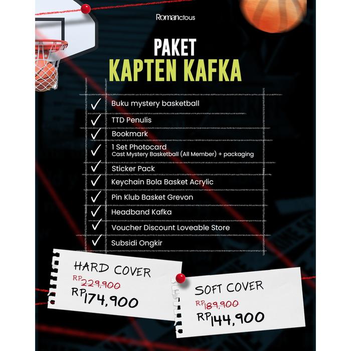 Gambar Buku Novel - Mystery Basketball - Tarisa - Romancious - Bumifiksi - Kafka HC dari bumifiksijakarta undefined Tokopedia