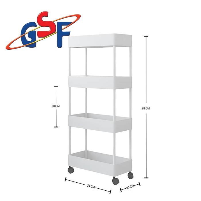 Gambar RAK SUSUN SERBAGUNA PLASTIK MINIMALIS - KOTAK - SEGITIGA - Kotak dari IPEC Official Store undefined Tokopedia
