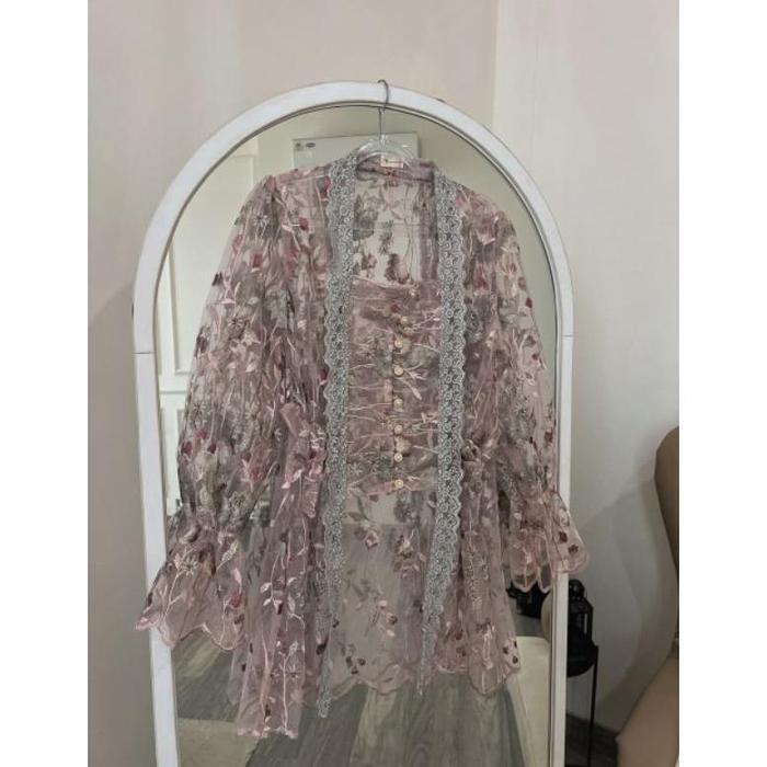 Gambar [SIAP KIRIM] TWOTHREESHOP • GENDHIS | KUTUBARU MODERN | KEBAYA WISUDA | KEBAYA KONDANGAN | OUTER KEBAYA | KEBAYA TULLE | KEBAYA KUTUBARU | KEBAYA TUNIK | KEBAYA KUTUBARU - Dusty V.9, LD 110 dari Satya Bahagia Indonesia undefined Tokopedia