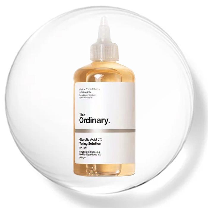 Gambar The Ordinary Glycolic Acid 7% Toning Solution skincare Toner Exfoliator Brightening reduce wrinkles - 240 ml dari Kencana Beauty undefined Tokopedia