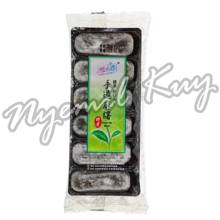 Gambar Yuki & Love Japanese Style Mochi Taiwan - Yuki Love Mochi Taiwan Mochi Brown Sugar Mochi Green Tea Mochi Peanut Mochi Red Bean Mochi Sesame Mochi Taro Mochi - Kue Moci Aneka Rasa Teh Hijau Rasa Kacang Rasa Kacang Merah Rasa Wijen Rasa Wijen Rasa Taro 180g - Green Tea 180g dari Nyemil-Kuyy undefined Tokopedia