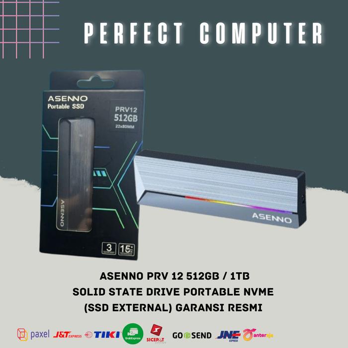ASENNO　新品未開封　SSD　１TB Jual SSD Asenno PRV 12 512GB 1TB Solid State Drive PORTABLE NVME