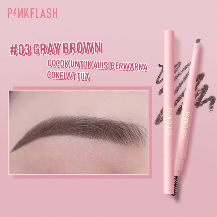 Gambar PINKFLASH #OhMySeries Eyebrow Pencil + Mascara Special Bundle Set - Gray Brown dari PINKFLASH STORE undefined Tokopedia