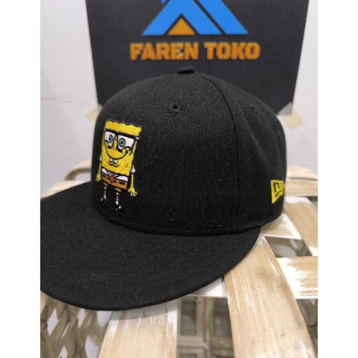 Gambar [BEST QUALITY] TOPI SPONGEBOB NICKELODEON X NEW ERA dari Daniswara Bahagia Indonesia undefined Tokopedia
