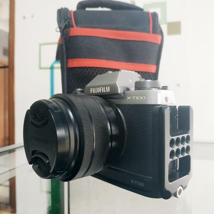 Jual FUJIFILM XT100 KIT 15-45 OIS PZ Mulus Klaten Toegoe