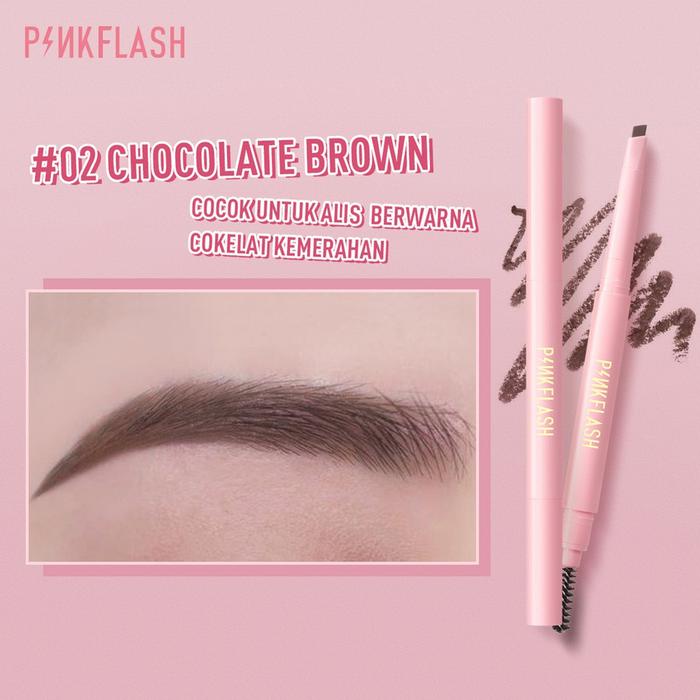 Gambar PINKFLASH #OhMySeries Eyebrow Pencil + Mascara Special Bundle Set - Chocolate Brown dari PINKFLASH STORE undefined Tokopedia
