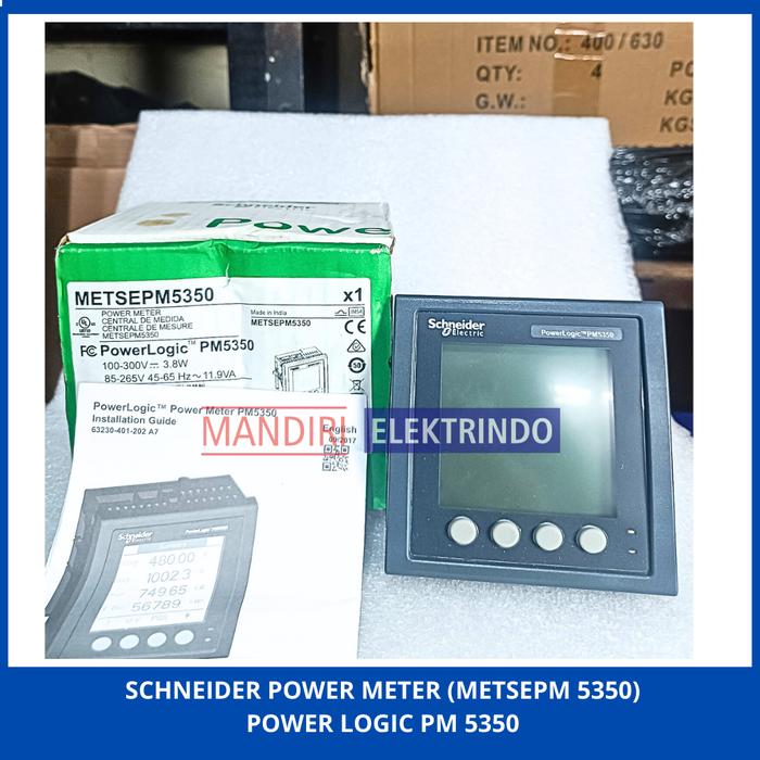 Gambar Schneider Power Meter PM 5350 Power Logic Original Bergaransi Ready Stok dari Sentosa Mandiri Elektrik undefined Tokopedia
