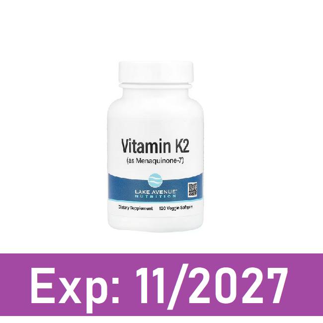 Gambar Lake Avenue Nutrition, Vitamin K2 (as Menaquinone-7) 50 mcg 360 Veggie dari SehatNegeriku undefined 4 Tokopedia