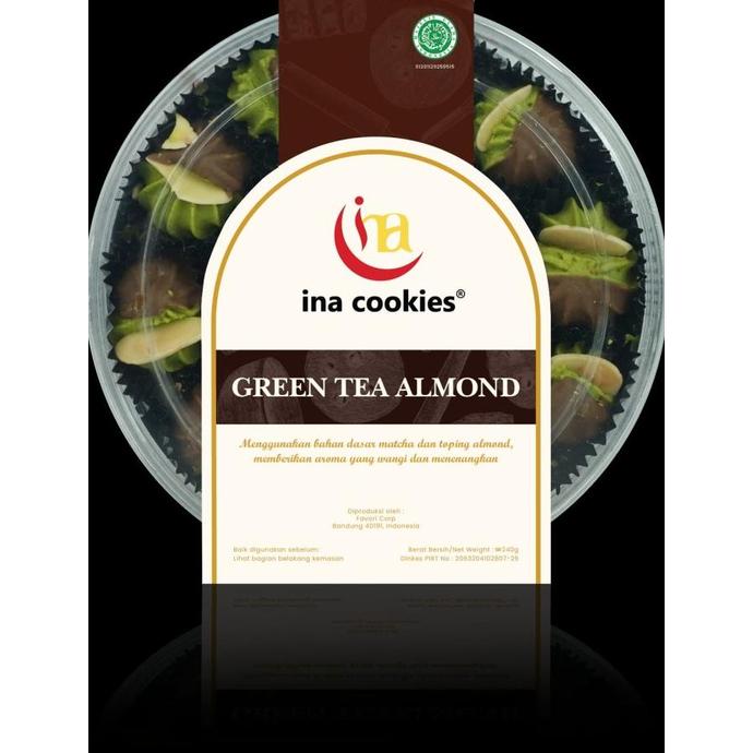 Gambar Kue Kering Premium Ina Cookies Handmade Bandung - GREEN TEA ALMON dari Bright Sip Shop undefined Tokopedia