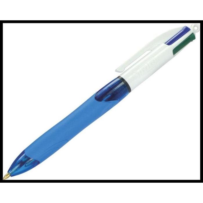 Gambar Bic Grip 1.0 Mm 4 Color Ballpoint Pen Best Seller - Blue dari riskinurhid undefined Tokopedia