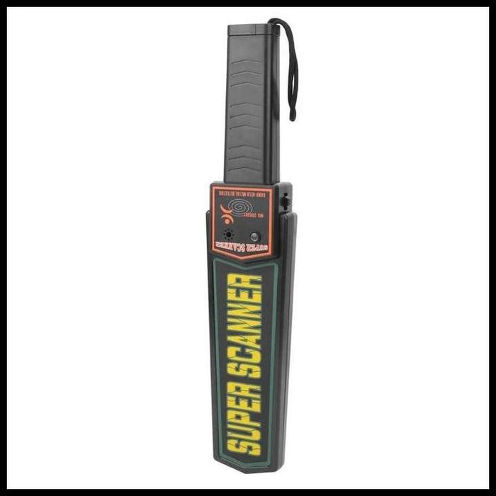 Gambar Metal Detector Super Scanner Alat Pendeteksi Logam Alat Chek Security Hotel Bandara Best Seller - Hitam dari toko bakti 12 undefined Tokopedia