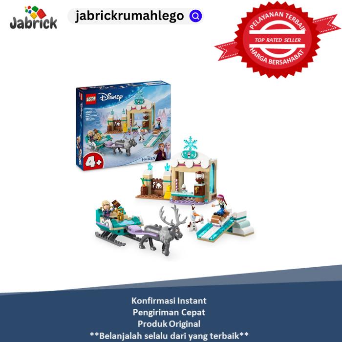 Jual LEGO 43256 Disney Frozen Anna's Sleigh Adventure, Hot
