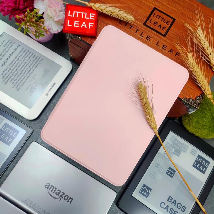 Gambar Smart Flip Clear Case Kindle Paperwhite 12th Colorsoft Kindle Basic 2024 11th Silicone Cover Casing - Baby Pink, Paperwhite 12th dari Miss Jolie - Little Leaf undefined Tokopedia