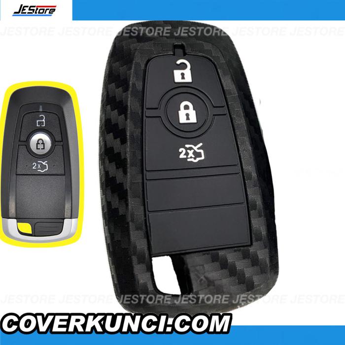 Jual FORD RANGER COVER KUNCI CARBON SILICON SARUNG REMOTE COVER NEW ...
