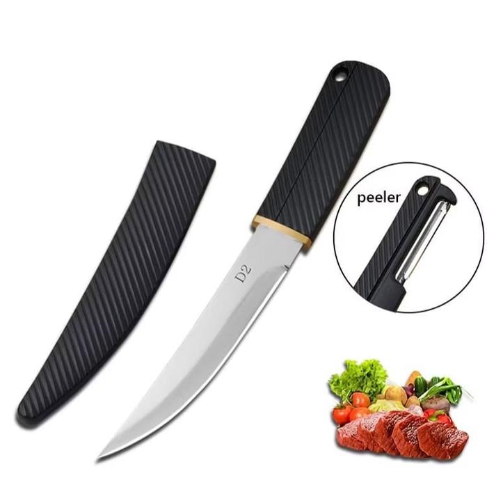 Gambar PISAU DORI D2 JEPANG SUPER TAJAM / PISAU GANTUNGAN KUNCI PISAU DAPUR DAGING ORI DORI D2 - D2 PEELER dari Uptoyou acc88 undefined Tokopedia