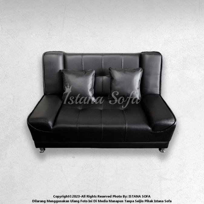 Gambar Sofabed / Sofa bed Alpha Mini (ukuran kecil) Ruang Tamu Minimalis - cokelat tua dari JenlyCover undefined 4 Tokopedia