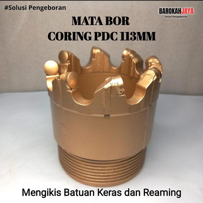 Gambar mata bor coring 4 inch/pdc coring/mata bor sumur/mata bor tembus batu dari BAROKAHJAYA07_NEW undefined Tokopedia