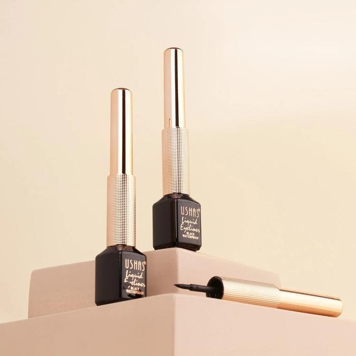 Gambar USHAS Liqiud Eyeliner Black Waterproof Eye Liner Hitam Tahan Air 6gr dari TOKO DUNIA KECANTIKAN undefined Tokopedia