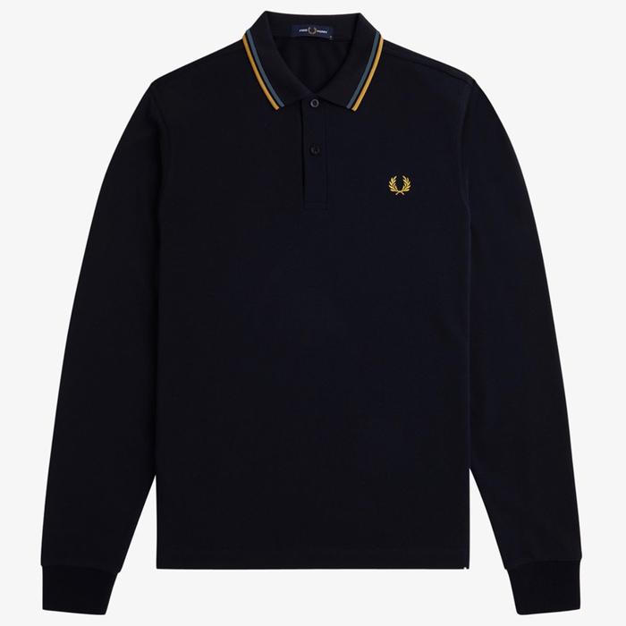 Perry Shirt Fred Perry Polo Xl Fred Perry M3636 S62 Long Sleeve